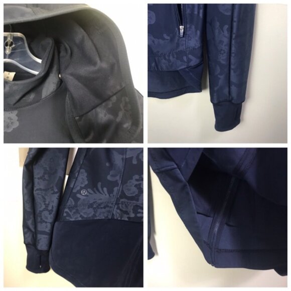 Lululemon Keep ItUp Jacket Softshell Hood Pockets Hoodie Resistant Trench Zip 4 - Picture 11 of 16